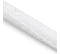 Cable Tidy Sleeve, Cable Management 1/2/5m Self Closing PET Expandable Braided Sleeve Insulated Wrap Close Sleeved Cable Protecter Self-Closed Organiser(WHITE,8mm,2 meters)