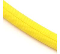 Cable Tidy Sleeve, Cable Management 1/2/5m Self Closing PET Expandable Braided Sleeve Insulated Wrap Close Sleeved Cable Protecter Self-Closed Organiser(Yellow,38mm,5 meters)
