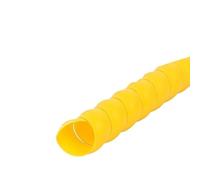 Cable Tidy Sleeve, Cable Management 1/2/5Meters 8mm 10mm Line Organizer Pipe Protection Flexible Spiral Wrap Winding Cable Wire Protector Sleeve Cover Tube(Yellow,ID 16mm,2 Meters)