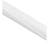 Cable Tidy Sleeve, Cable Management 1/5m Self Closing PET Expandable Braided Sleeve Self-Closed Cable Organiser Insulated Wrap Close Sleeved Protecter(WHITE,60mm,1 Meter)