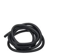 Cable Tidy Sleeve, Cable Management Outer Diameter 10/13/15/18/21/25/28mm Length 1/3/6m Split Type Steel Wire Braided Conduitpolyethylene Pipe Black Sleeve(10mm 3.0meter)