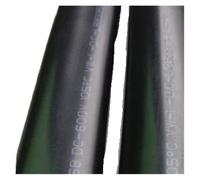 Cable Tidy Sleeve, Cable Management PVC TUBE Black Sleeving Flexible Cable Tubing Wiring Harness Automotive Wire Loom Plastic Tube(7mm 1Meter)