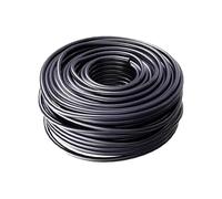 cable tidy sleeve expandable bulk cables sleeving 1M/3.0M/5M PVC TUBE Black Sleeving Flexible Cable Tubing Wiring Harness Automotive Wire Loom Plastic Tube(ID 16mm,5M)