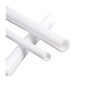 Cable Tidy Sleeve Flexible White Self Closed Cable Sleeve 3 5 8 10 13 16 19mm PET Braided Insulated USB Wire Power Cord High Protection Split Sleeving(5mm,3.0meters)