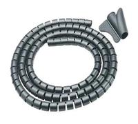 Cable Tidy Sleeve Spiral Cable Wrap, Spiral Cable Organizer Tube 10mm-28mm x 1.5m-2m Multicolor Pack of 5(Grey,ID 28mm 1.5 Meter)