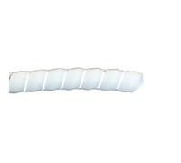 Cable Tidy Sleeve, Spiral Cable Wrapping Bands 2 meter 8-16mm Multicolor(White Color,12mm inside diameter)