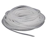 Cable Tidy SleeveSpiral Wrap 1pcs Insulated Bundle Tube Wrapping Manager Spiral Protective Sleeve Wire Storage Winding Tube Tubing Cover(White,10mm x 10 Meter)