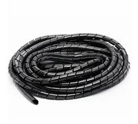 Cable Tidy SleeveSpiral Wrap 1PCS Wire Manager Spiral Protective Sleeve Winding Tube Insulation Harness Tubing Cover(Black,M25mmX2.2meter)