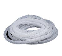 Cable Tidy SleeveSpiral Wrap 1PCS Wire Manager Spiral Protective Sleeve Winding Tube Insulation Harness Tubing Cover(White,M30mmX1.2meter)