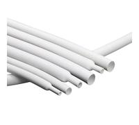 Cable Tidy Tube,2:1 Shrinkage Ratio 5 Meter White 1mm To 80mm Heat Shrink Heatshrink Tubing Wire Sleeving Wrap Kits(20mm)