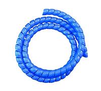 Cable Tidy Tube,2 Meter 25mm To 45mm Spiral Protector Winder Line Organizer Protection Winding Wire Cover(Blue,38mm)