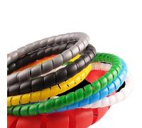 Cable Tidy Tube, Spiral Cable Wrap 2 meter 8-20mm Multicolor(Rood,20mm inside diameter)