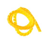 Cable Tidy Tube, Spiral Wrap 1 meter 10mm-14mm Inside Diameter Multicolor(14mm inside diameter Yellow)