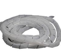 cable tidy, Wire Line Winder Protection Spiral Cable Protector Winding Cable Winder Management Sleeve Hose Cord Tube Wrap Organizer(Dia 20mm length 2.5 Meter White)