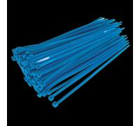 Sealey Cable Ties Blue Pack of 100 200mm 4.8mm