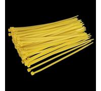 Sealey Cable Ties Yellow Pack of 100 200mm 4.8mm