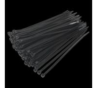 Cable Tie 200 x 4.8mm Black Pack of 100