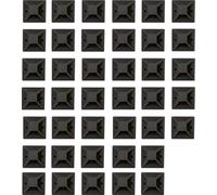 Cable Tie Adhesive Mounts (40pc Black Cable Tie Mounts)