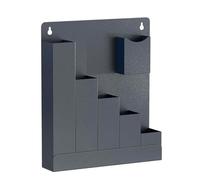 Cable Tie Holder Wall Mounted - 6 Pocket Shed Organiser - Cable Tie Storage Rack | For Professionals Installers Homeowners Home Office Studio Workshop Garage Motorhome Camper Shed