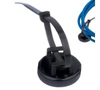 Cable Tie Holder | Wire Clips and Cable Tie Holders - Compact for Cable Management in the Workshop, Garden, Tool House, Study, Cellar and Work Spaces