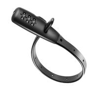 Cable Tie Lock, Bicycle Lock for Helmet with Number Combination - Adjustable Anti-Theft Device for Door, Skateboard, Cabinet, Scooter, Refrigerator, Gate, etc.