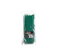 Cable tie Polyamide 6.6 Green, Bag of 100 Units, Measures 3.5 x 140 mm, Ideal for Fixing Cables and organizing Facilities.