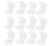 Cable Tie Saddle Mount Nylon Screw Hole Base 100pcs White