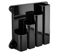 Cable Tie Storage System,Universal 4 Compartments Wall Mount - Cable Tie Cables Storage Holder,For Closed Race Trailer, Garage, Workshop, Shed, Storage Room, Warehouse, Lab And Hardware Store