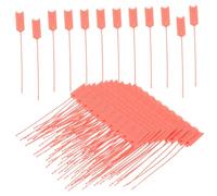 Cable ties,100pcs Product Label Cable Ties Labels Plastic Tag Ties Sign Board Loop Cables Zip Tag Self-Locking Cable Tie Plastic Cable Ties (Color : Red, Size : 19X2CM)