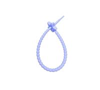 Cable Ties 10pcs Reusable Self-Locking Wire Strap 22CM Fastening Clips DIY Materials Wire Cable Zip Ties for Garden(Light Purple)