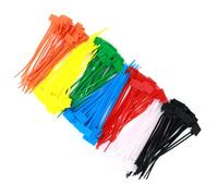 Cable Ties - 250 Pieces 7 Colors High Strength Nylon Cable Ties and Cable Organizer, for Cable, Data Center, Industrial, Home, Apartment, School, Classroom, Car, Travel