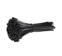 Cable Ties 300 Pcs Black Nylon Zip Ties Self-Locking Fastening Rings Ideal for Home Cable Organization Zipper Tie(5.2x250mm)