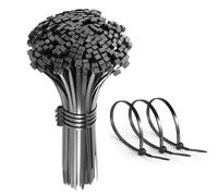 Cable Ties, 300mm x 3.6mm 40lbs Nylon Zip Ties Self Locking Multi-Purpose Plastic Tie Wraps for Tidy Wires Home Office Workshop and Garden (250, Black)