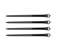 Cable Ties - 4 Pieces Adjustable Safety Straps | 160 G Cable Ties with Buckle for Cable Management | for Camping, Hiking, Travel, Outdoor, Skiing, Cargo Transportation,