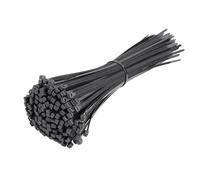 Cable Ties - 500 Pack 200mm x 3.6mm Black Beeway 8 inch Premium Ties Wraps, Strong Nylon Zip Ties