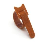 Cable Ties, 50pcs Releasable Cable Ties Wire Organizer 15 20 25 30cm Nylon Hook Loop Straps Wrap Zip Bundle Bandage Tie Plastics Fastening(Brown,12x150mm)