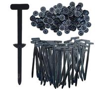 Cable Ties Black, 2025 New Self-Lockin Nylon Zip Ties, Multi-Purpose Universal Plastic Tie Wraps, Secure Self-Locking Mechanism, for Car Daily Repair, Home, Garden, Office and DIY (100 Pcs)
