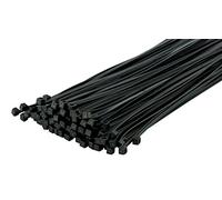 Cable Ties Black Strong Tie Wraps-Zip Ties Nylon Small-Large Sizes 300 x 7.6mm Pack of 20
