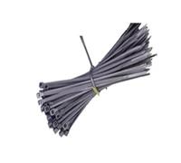 Cable Ties Colorful Self-Locking Nylon Cable Ties Plastic Zip Ties Wire Binding Wrap Straps for DIY Cable Management for Home Office(Gray,3x150mm width2.5mm)