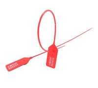 Cable Ties, Reusable Security Self-Locking Cable Ties Adjustable Numbered Seals Multicolor Multi-Size Pack of 3(Red,200)