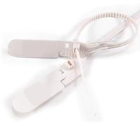Cable Ties,Security Seal Tamper Evident Tag Pull Ties Zip Tie Tear Off Plastic Seal 100pcs X White)