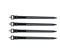 Cable Ties - Set of 4 Adjustable Cable Ties with Buckle for Cable Management - for Camping, Hiking, Travel, Outdoor, Skiing, Cargo Transportation, Luggage, Sports Equipment
