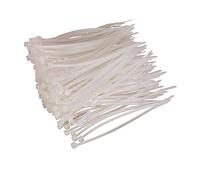 Cable Ties White/Natural Strong Tie Wraps-Zip Ties Nylon Small-Large Sizes 140x3.6mm Pack of 1000