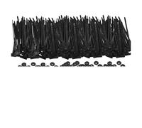 Cable Ties Wholesale Cable Tie Buckle Nylon Universal Self-Locking Zipper Bracket Clamping Bands for Car Repair Fix Wires Tie Accessories(100 Sets (200pcs))