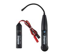 Cable Tracer, Tone Generator, Wire Tracker, Line Finder, Network Tester for Car Auto Telephone Repair, MY6814 Probe Kit with LED Light and Headphone Jack, Detect Breaks and Shorts, 2-Piece Set