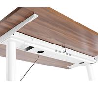 Beliani Cable Tray For Electric Adjustable Desk Tracie White