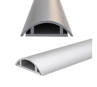 Cable Trunking, Aluminum Alloy Cable Hider for Concealing Wires, Self-Adhesive Cable Tidy, Prevents Trip Hazards for Home and Office