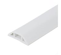 Cable Trunking Kit, Speaker Wire Hider for Wall Mount TV, Cables Raceway Cover Trunk(White,L10m*W4cm)