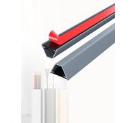 Cable Trunking Self Adhesive Aluminum Alloy Cord Cover Cable Trunking Raceway Wire TV Cable Hider For Wall(Blue,2cmx150cm)