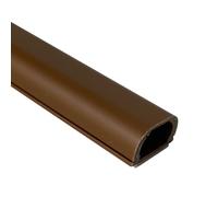 Cable Trunking Self Adhesive, Self-Adhesive Floor Cable Trunking 1m Pack Of 2 Multicolor 24x12(Brown)